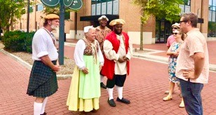 Colonial Period Actors on High Street