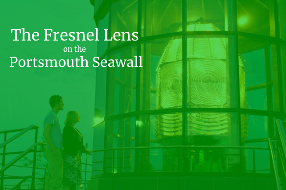 Couple looking at Fresnel Lens