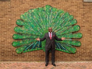Portsmouth Public Art Wings Proud Peacock