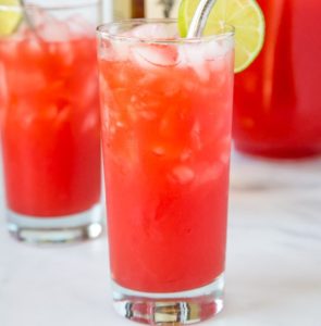 Rum Punch in glass