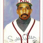 Sam Allen Former Negro League Baseball Player rookie Card