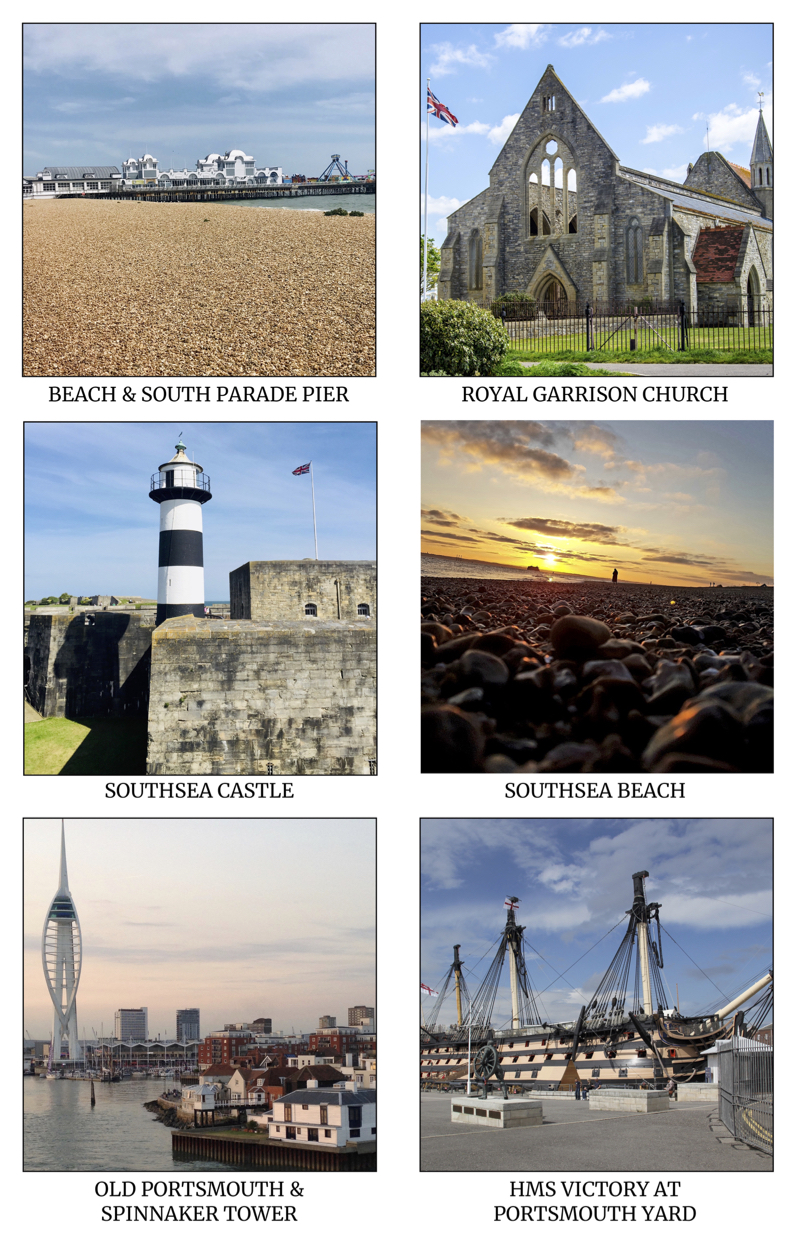 Montage of Portsmouth England images