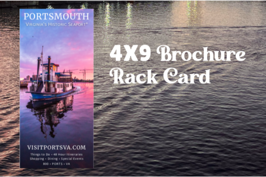 cover of 4X9 rack card with water in background